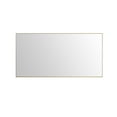 thumbnail image 1 of EVIVA Gold 60X30 Inch Modern Framed Bathroom Mirror, 1 of 3