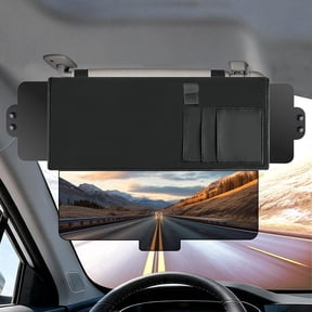 EVLIVE Sun Visor Extender for Car,with Side Shade,Anti-Glare,No Distortion PC Lens,UV400 Protection,Stable Installation