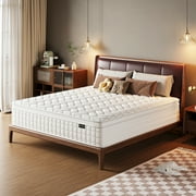 12 Inch Twin Mattress, Medium Firm Hybrid Twin Mattresses, Memory Foam Mattress in a Box with Individually Wrapped Pocket Springs, Reinforced Edge Support, Pressure Relief, Motion Isolation