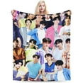 thumbnail image 1 of EVNNE LEE JEONG HYEON Blanket Soft and Comfortable Warm Fleece Throw Blankets Carpet Rug Decoration Gift for Decor room dormitory Picnic Yoga Sofa Camping Travel All Season, 1 of 6
