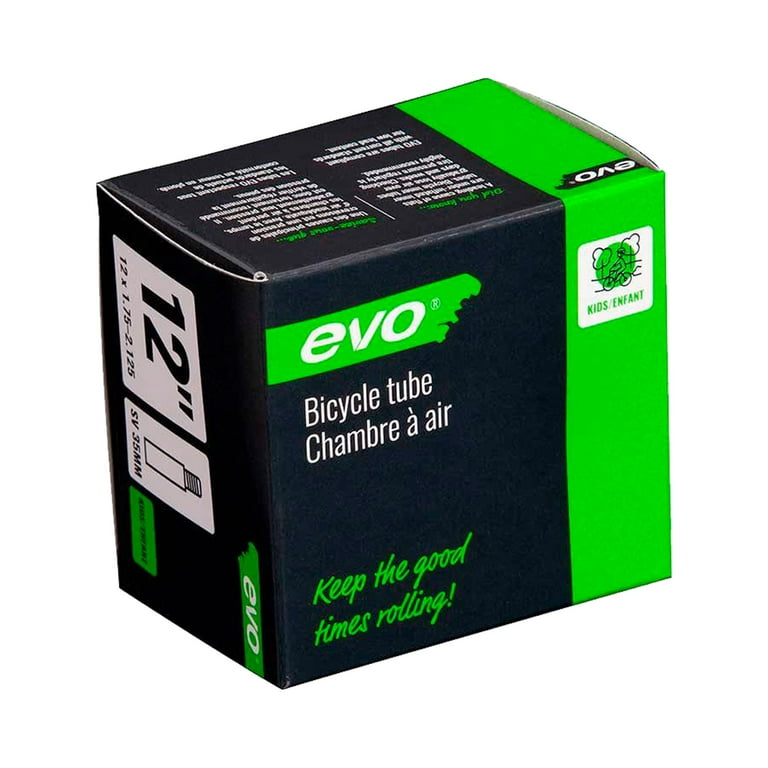 EVO Bike 35mm Tire Tube With Removable Schrader Valve Core for