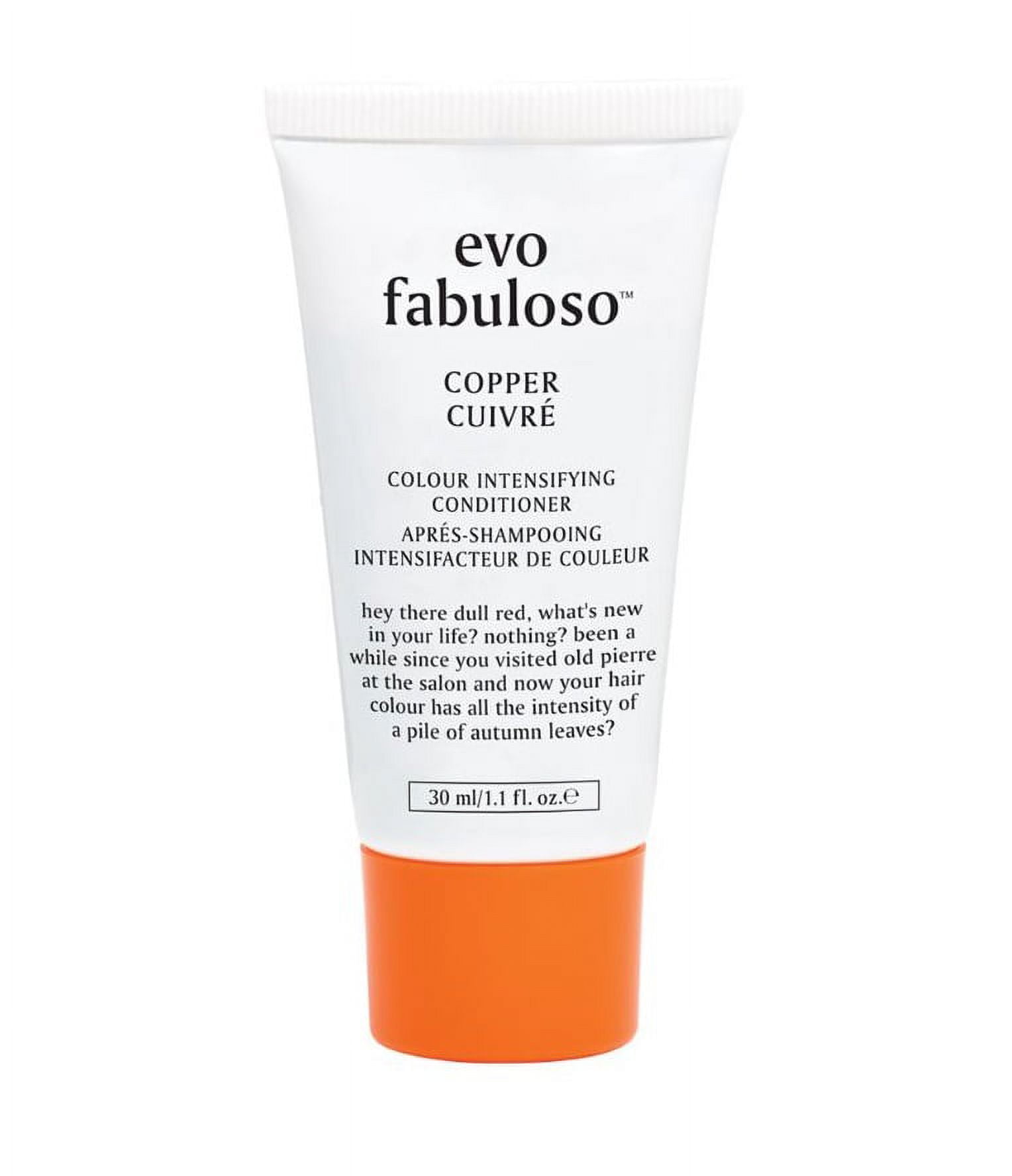 EVO Fabuloso Copper Color Intensifying Conditioner Travel Size, 1.1 Fl ...