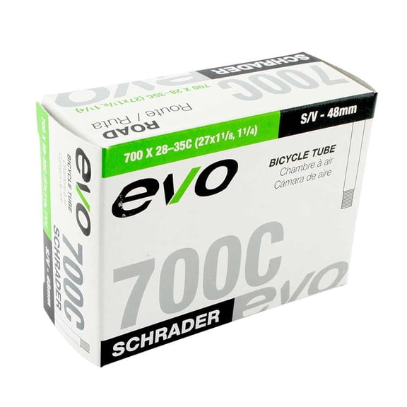 EVO, Inner tube, Schrader, 48mm, 700x18-25C
