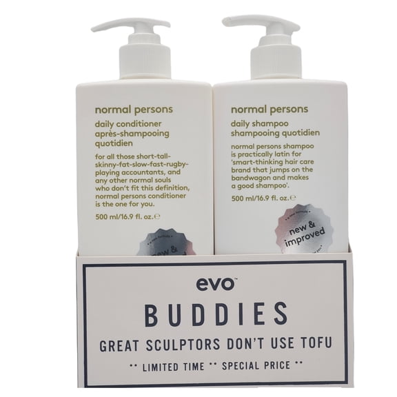 Evo Normal Persons Shampoo & Conditioner 16.9 Oz Combo Pack