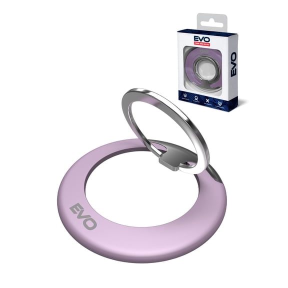 EVO PO1 Magnetic Finger Ring Holder with Charging Compatible Design - Purple