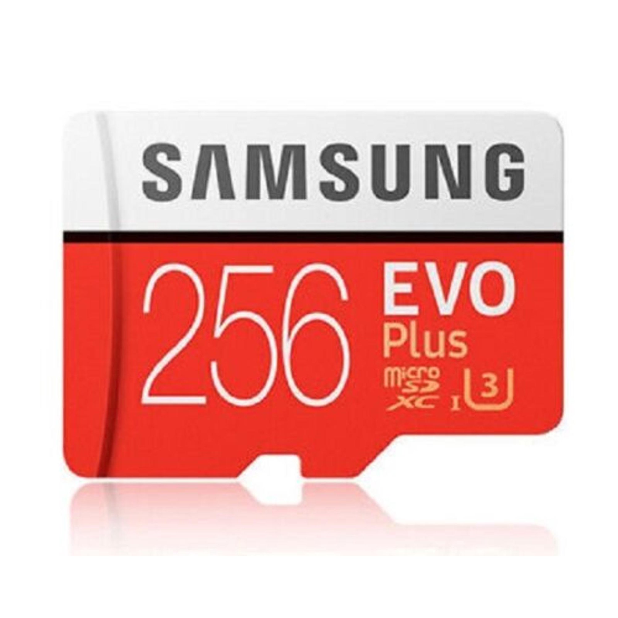 EVO Plus 256G microSDXC UHS-I U3 100MB/s Full HD & 4K UHD Class 10 HD Memory Flash Card Height 0.2cm