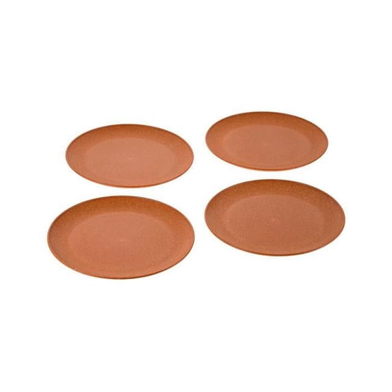 EVO Sustainable Goods 538 8 in. Plate Set - Orange