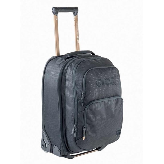 EVOC Terminal bag 40L + 20L Travel bag with detachable backpack, Black