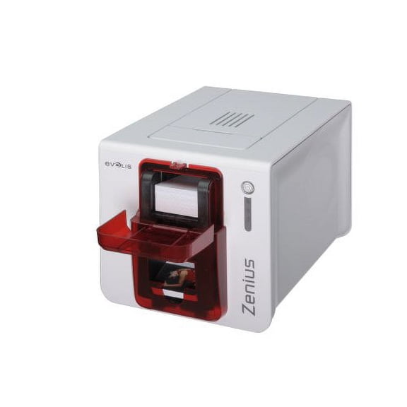 EVOLIS, ZENIUS CLASSIC PRINTER, SINGLE SIDED, WITHOUT OPTION, USB, RED TRIM, USB