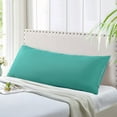 thumbnail image 1 of EVOLIVE Ultra Soft Microfiber Body Pillow Cover/Pillowcases 21"x54" with Hidden Zipper Closure (Peacock Blue), 1 of 4