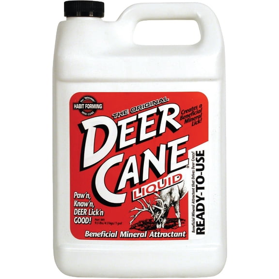 EVOLVED HABITATS Deer Co-Cane 9.5 lbs Liquid Mineral Deer Attractant - Ready to Use All Year-Round Concentrated Mineral Lick Food Supplement - Mineral Site Activator