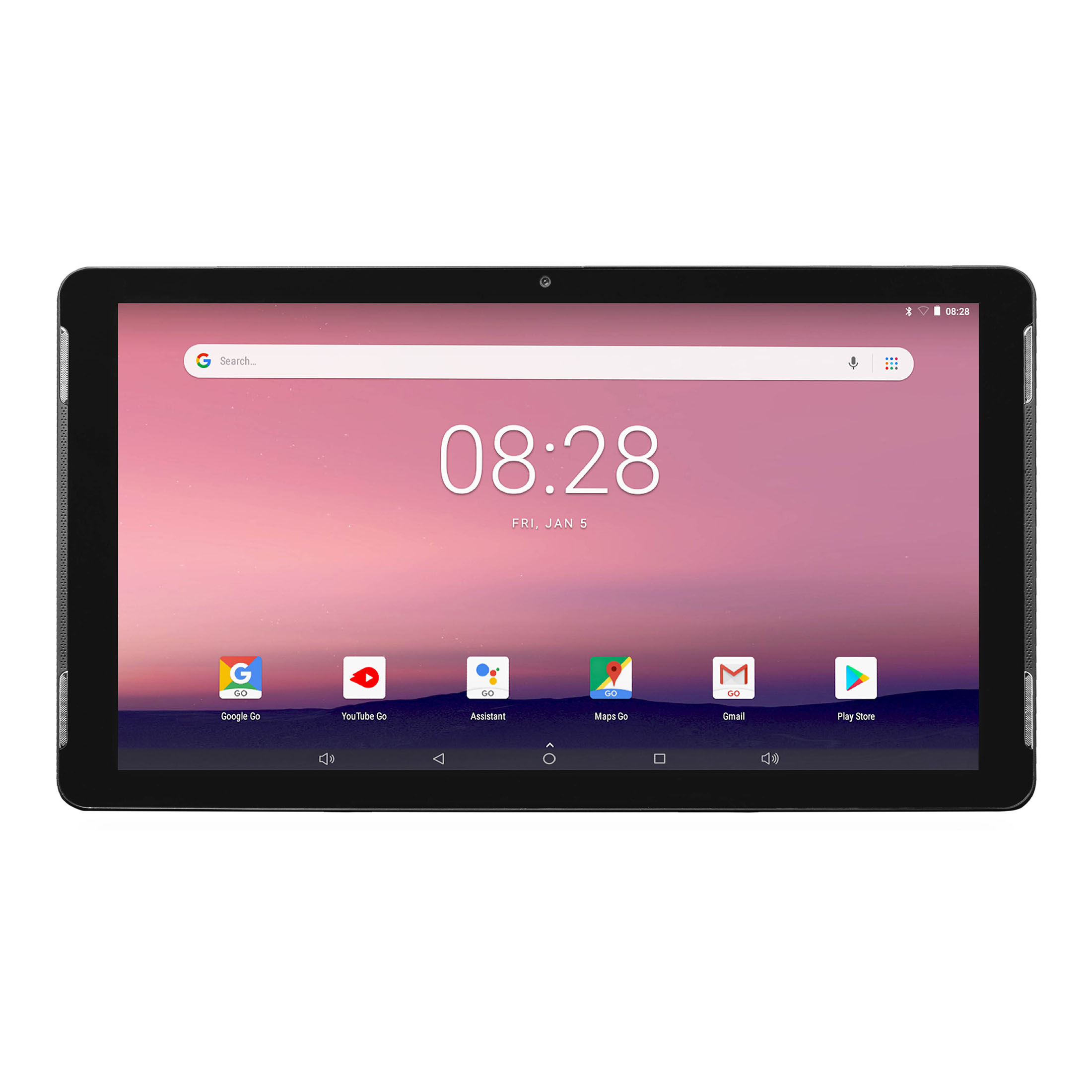 EVOO 13.3" Android Tablet, Full HD, Quad Core, 32GB Storage, 2GB Memory, Micro SD Slot, 2MP Front Camera, 5MP Rear Camera, Android 9.0, Black (Google Classroom) - image 1 of 5