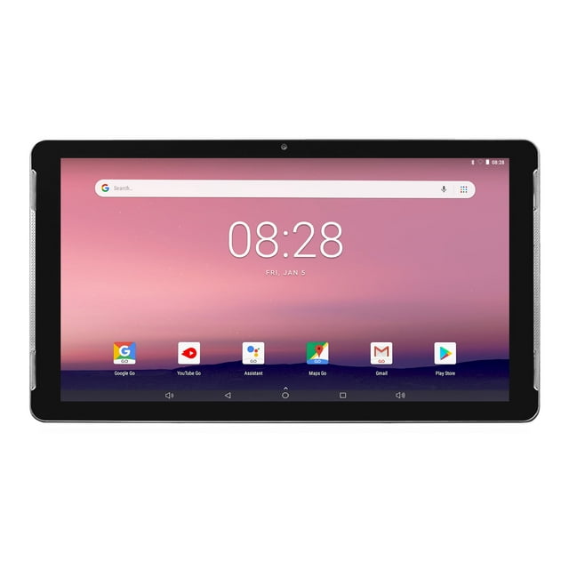 EVOO 13.3" Android Tablet, Full HD, Quad Core, 32GB Storage, 2GB Memory, Micro SD Slot, 2MP Front Camera, 5MP Rear Camera, Android 9.0, Silver (Google Classroom Ready)
