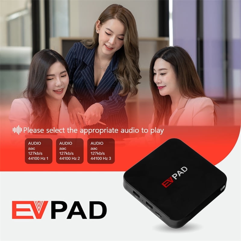 11P Version Mini Computer - 4GB RAM 64GB Storage, 8K UHD, Voice Remote With Air Mouse