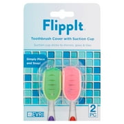 EVRI Flippit Toothbrush Holders, 2 count