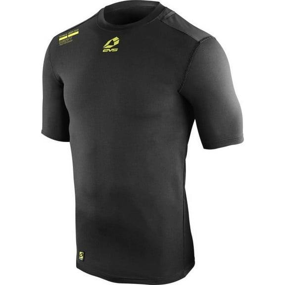 EVS Men's Tug Top - Short Sleeve (Black, Small)