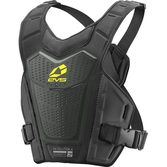 EVS Revo 4 Roost Deflector Black/Hiviz - Large/XL