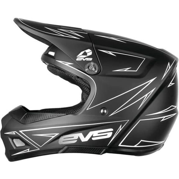 EVS T3 Pinner Youth MX Offroad Helmet Black SM