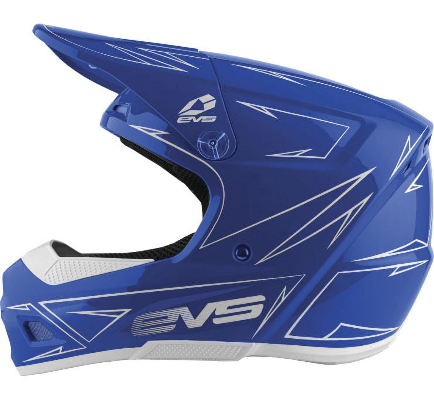 EVS T3 Pinner Youth MX Offroad Helmet Blue SM Walmart