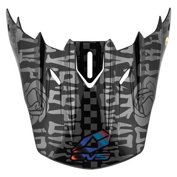 EVS Sports Men's Helmet-2018 T5 Evilution Visor (Black, One Size)