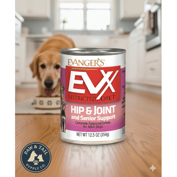 EVX Restricted Diet Hip & Joint Senior Support Dog Food 12.5 oz 12-Pack