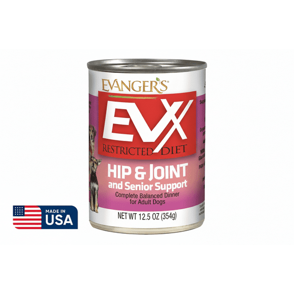 EVX Restricted Diet Hip & Joint Senior Support Dog Food 12.5 oz