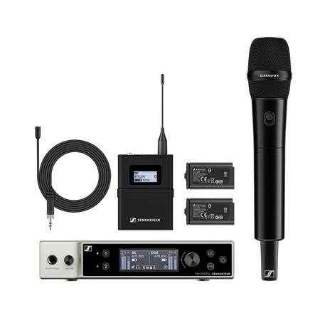 EW-DX MKE 2/835-S Digital Wireless Lavalier & Vocal Combo Set, R1-9:520 - 607 MHz