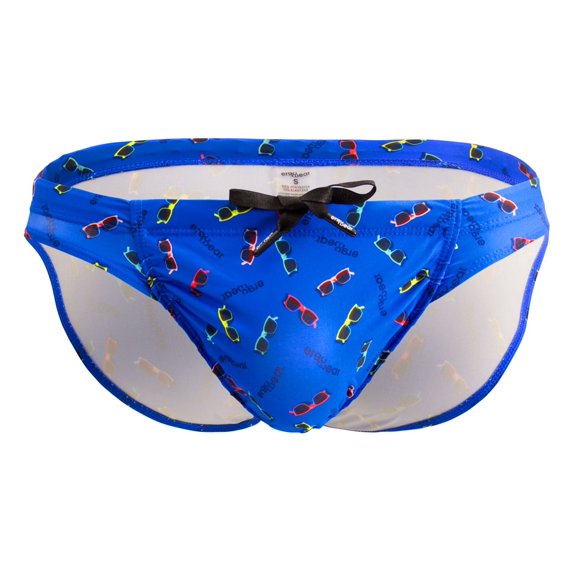 EW1764 FEEL SW Swim Briefs Color Blue-Sunglasses Size M