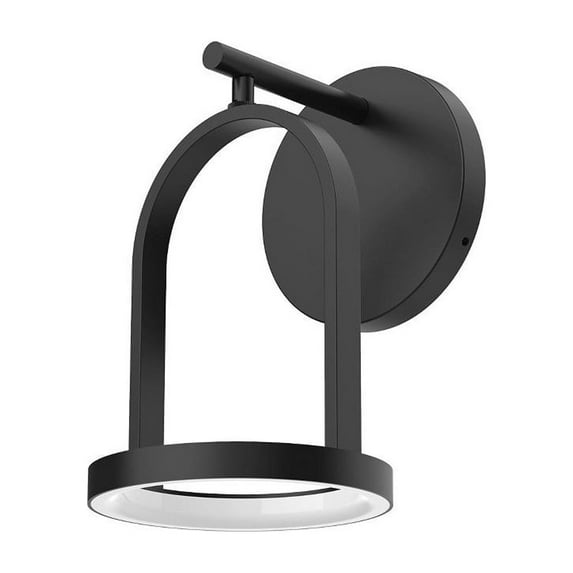 EW17805-BK-Kuzco Lighting-Trek - 7W LED Outdoor Wall Mount-8.88 Inches Tall and 5.25 Inches Wide