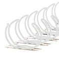 thumbnail image 1 of EW32L0102-WH - Twin Loop Wire Binding Spines for 80 - 100 Sheet Capacity - 1/2 inch x 11in - 3 to 1 Pitch - White - 100/bx, 1 of 1