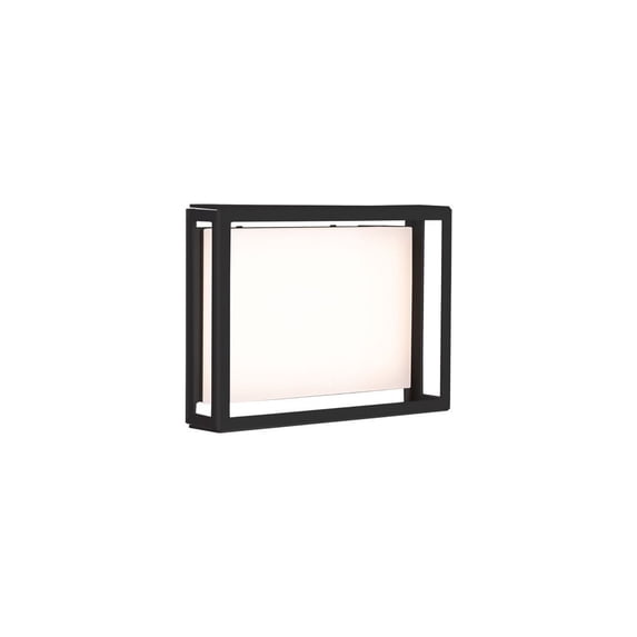EW37203-BK-Kuzco Lighting-Dynamo - 12W LED Outdoor Wall Mount-5.63 Inches Tall and 7.75 Inches Wide-Black Finish
