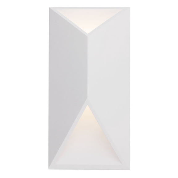 EW60312-WH-Kuzco Lighting-Indio - 11W LED Outdoor Wall Mount-12 Inches Tall and 6 Inches Wide-White Finish