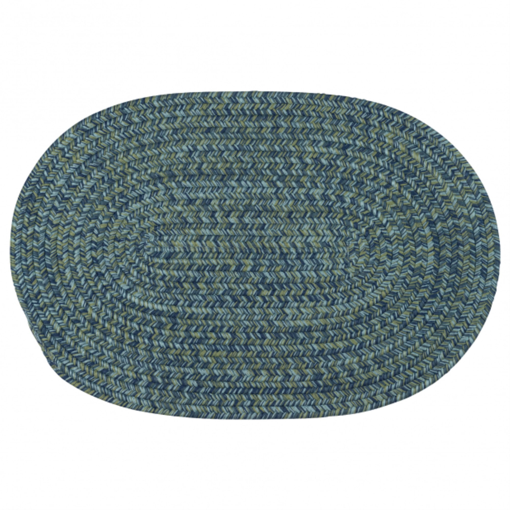 EW89R168X216 Carrington Tweed - Storm Gray 14x18 Rug, 100% Polypropylene - Oval.