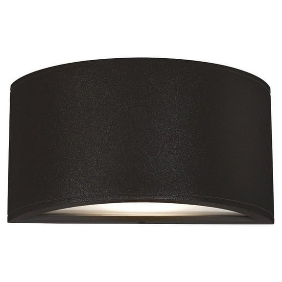 EW9010-BK-Kuzco Lighting-Olympus - 11W LED Outdoor Wall Mount-5.38 Inches Tall and 10 Inches Wide-Black Finish