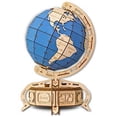 thumbnail image 1 of EWA Eco-Wood-Art 3D Wooden Puzzle for Adults and Teens - Mechanical Rotating Globe Model - DIY Kit with Secret Lock-Box, Self-Assembly, No Glue Required, 1 of 5