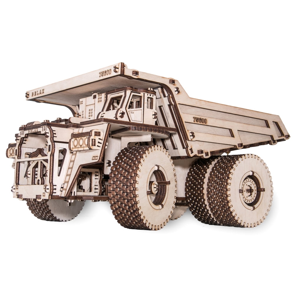 EWA Eco-Wood-Art – FERDINAND RETRO CAR - Puzzle 3D in legno - Rompicapo per adulti e adolescenti - da montare senza colla – 278 pezzi