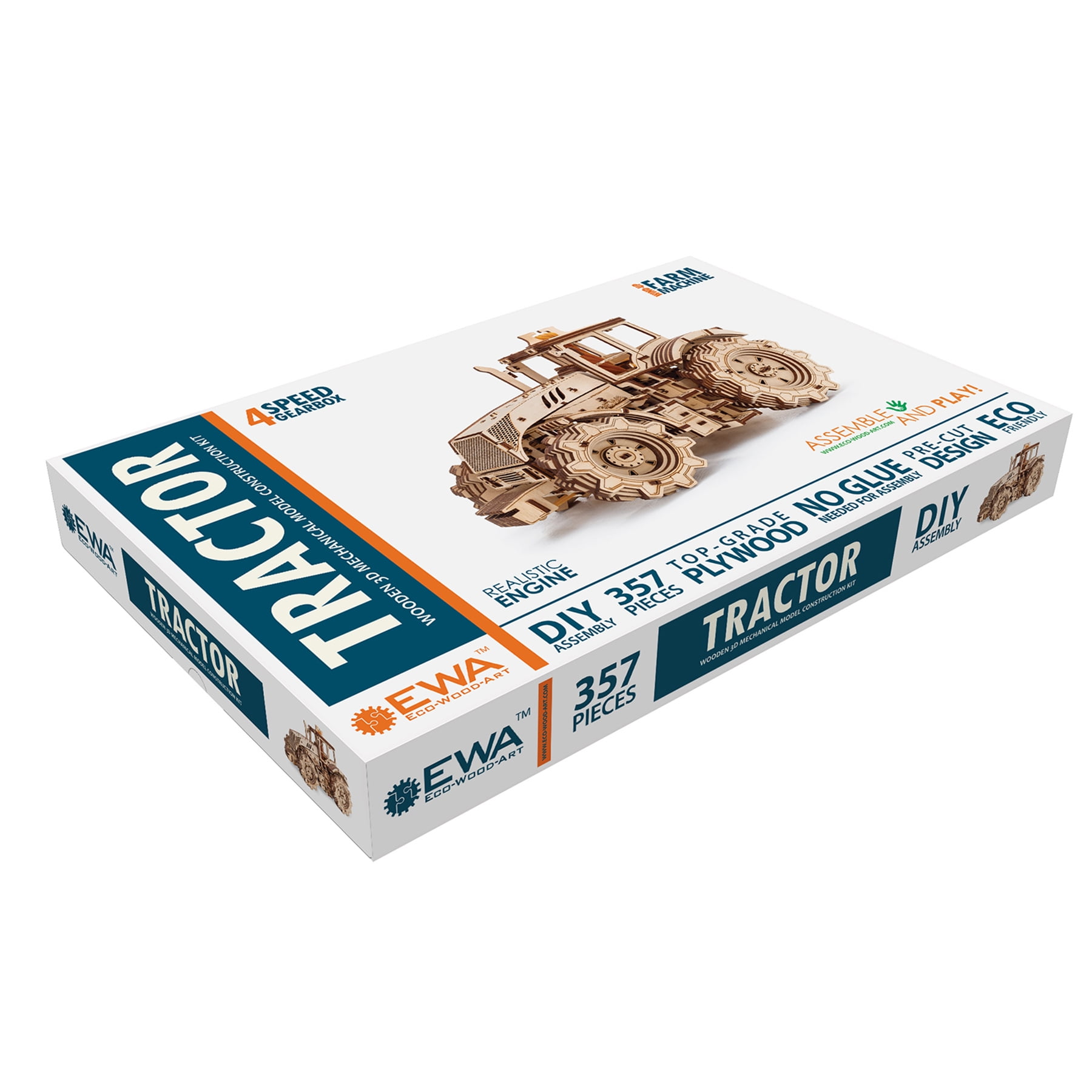 EWA Eco-Wood-Art Tractor Construction Kit