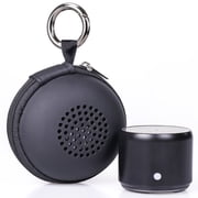 EWA Travel Case Packed, A106 Pro Portable Bluetooth Speaker with Custom Bass Radiator, Brief Design, IP67 Waterproof, Perfect Mini Speaker for Shower, Room, Bike, Car Black