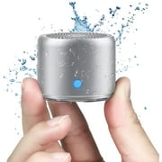 EWA A106 Portable Mini Bluetooth Speakers, Enhanced Bass and High Definition Sound, Portable Design, for iPhone, iPad,Nexus,Laptops and More Silver