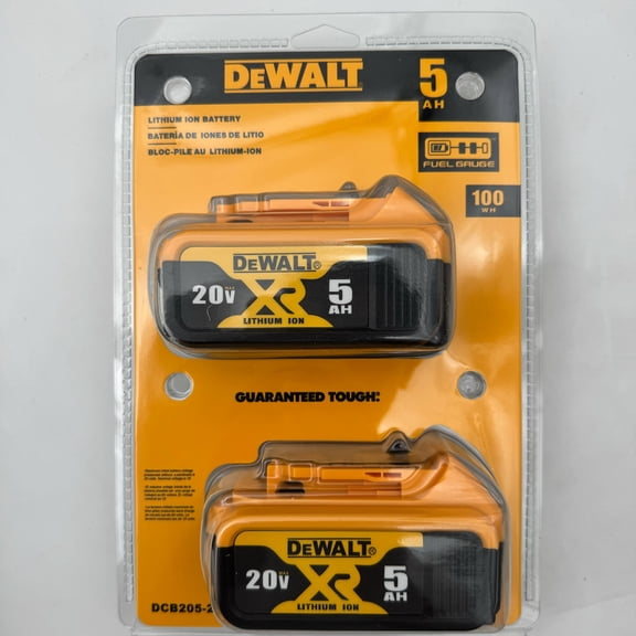 EWALT Battery - 20V MAX 5 Ah Lithium Ion Battery (DCB205-2 Pack)