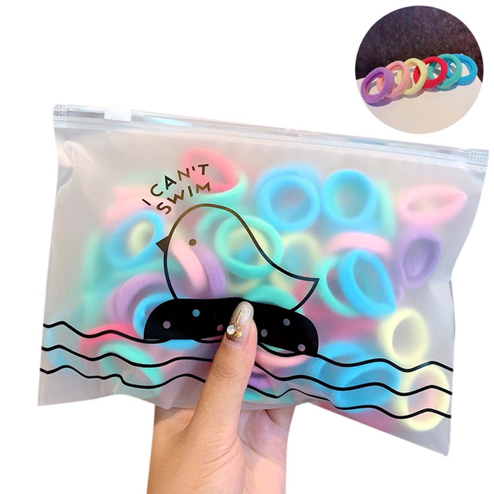 EWASON 50 / Pack Girl Colorful Fashion High Elastic Hair Elastic Hair