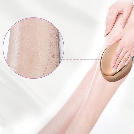 EWASON Reusable Crystal Hair Remover Exfoliation Hair Removal Tool, Hair Eraser For Back Arms Legs Fast & Easy Crystal Hair Eraser For Women And,Gold