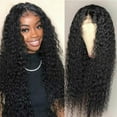 thumbnail image 1 of EWASON Wigs for Black Women,Long Roll Curly Hair Middle Score Wig Fashion Natural Wig High Temperature Wire 26.77in Long Wig For Women Daily Life,Black, 1 of 9