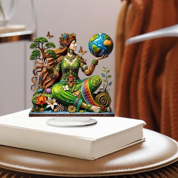 EWASWON Acrylic Standing Decor Tabletop Decorations 3D Illusion Art Fantasy Gothic Home Accents for Living Room Bedroom Windowsill Unique Gift for Any Occasion