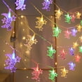 thumbnail image 1 of EWASWON Christmas 3m 20 LED Christmas Star String Lights, Multicolor Battery-Operated Flexible Indoor Outdoor Decor for Tree Porch Patio, 1 of 6