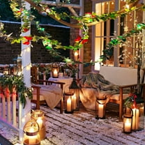 EWASWON Christmas [Brand Name] Green LED Rattan Butterfly Light String - 2m, Battery Operated, for Thanksgiving & Christmas