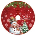 thumbnail image 1 of EWASWON Christmas Christmas Tree Skirt 36 Inch Plush with Sparkling Sequins - Easy Install Foldable Holiday Decor for Home Office - Christmas Gift, 1 of 8