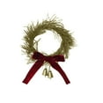 thumbnail image 1 of EWASWON Christmas Everlasting Preserved Moss Christmas Wreath with Antler & Bells - Rustic Holiday Door Hanger Decoration, 1 of 1