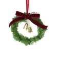 thumbnail image 1 of EWASWON Christmas Everlasting Rustic Christmas Wreath with Preserved Moss, Antler & Bell - Christmas Door Hanger, Holiday Gift Decoration, 1 of 1