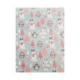 thumbnail image 1 of EWASWON Christmas Glow in the Dark Throw Blanket with Tree, Snowflakes, Penguin - Soft Polyester, Cozy for Sofa/Bed, Holiday Gift, 1 of 6